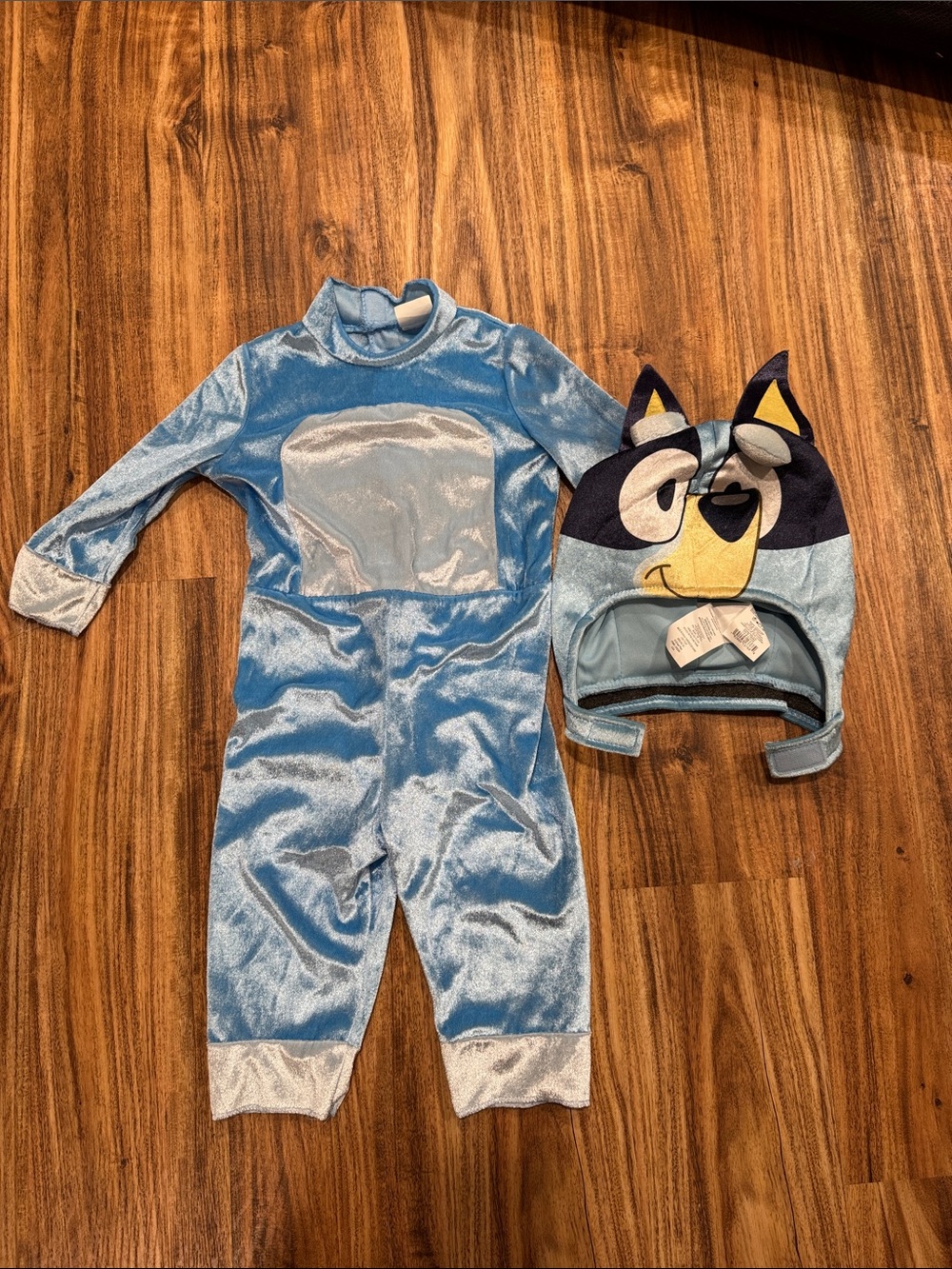 Bluey Plush Character Costume with Matching Hood